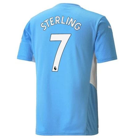 Camisolas de Futebol Manchester City Raheem Sterling 7 Principal 2021 2022